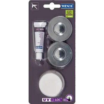 Montážní prvky UV-Loc, stříbrná barva, O 5 cm, WENKO