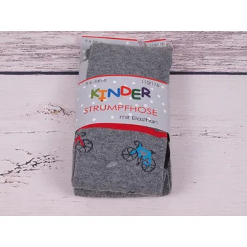 Chlapecké oblečení CNB BERLIN Punčocháče DE 60160 šedé s jízdními koly velikost oblečení - děti: 122/128