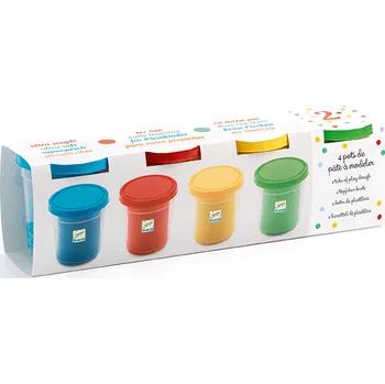 modelína a plastelína Djeco Barevná plastelína 4 ks