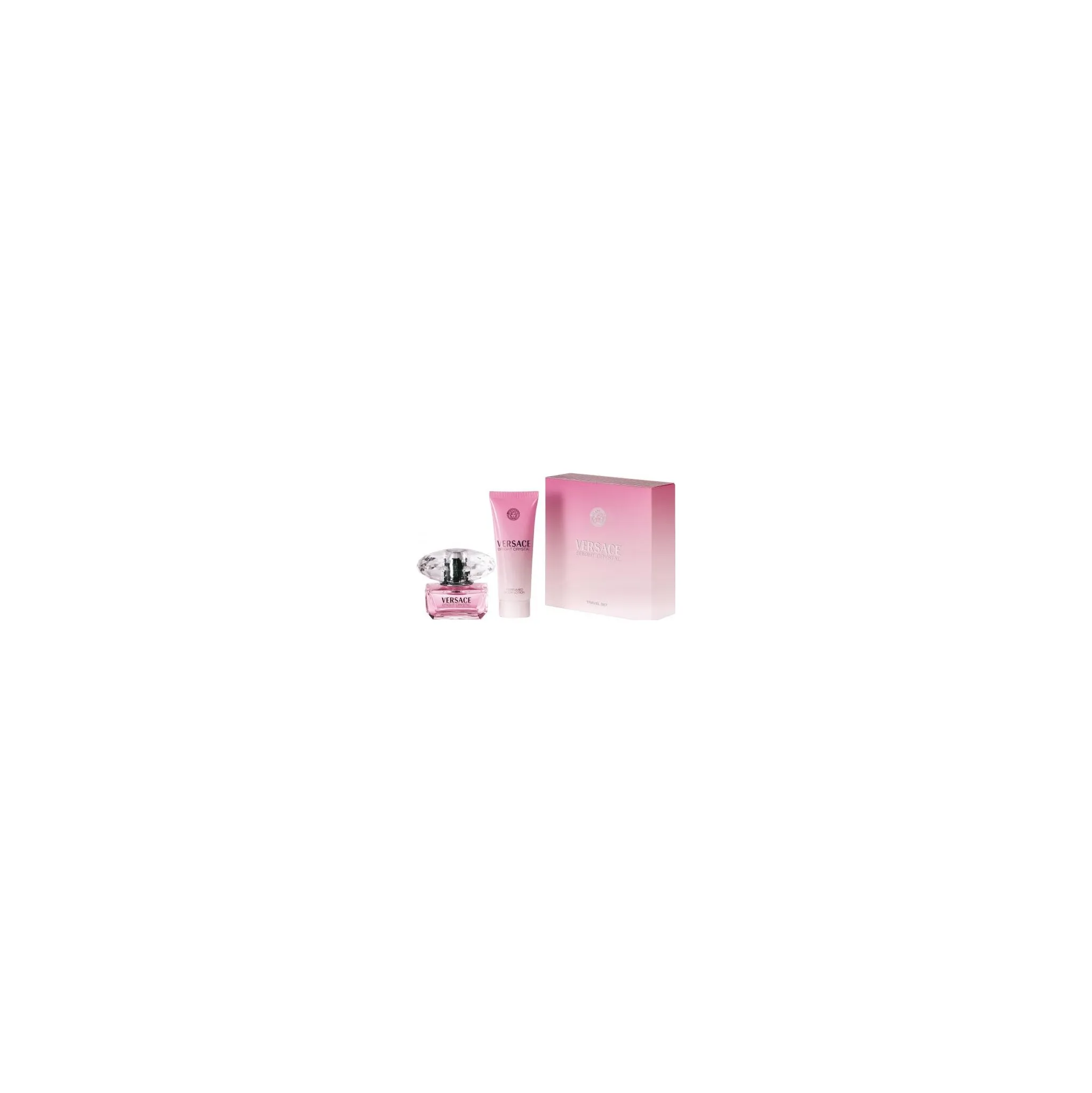Fotografie 2 - Dámský parfém Versace Bright Crystal W EDT 50 ml + tělové mléko 100 ml
