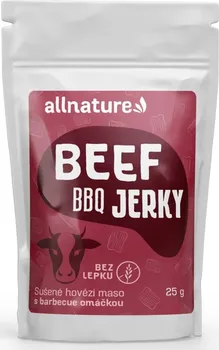 Sušené maso Allnature Beef BBQ Jerky 100 g