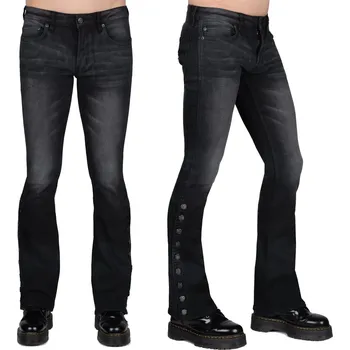 Pánské džíny kalhoty unisex WORNSTAR - Hellraiser Side - Vintage Black - 38