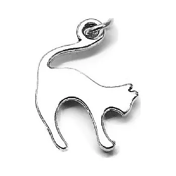 Přívěsek Stříbrný přívěsek kočička - DN97 (Stříbrná kočka)