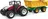Amewi RC traktor se sklápěcím přívěsem 1:24, bílý/červený