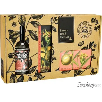 Kosmetická sada Sada pro péči o ruce English Soap Company Bergamot & Ginger – bergamot a zázvor, 3 ks