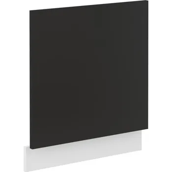 Kuchyňská skříňka Dvířka na myčku OMEGA bílá /černá, ZM 570x596