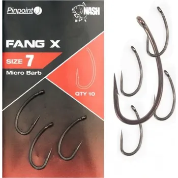 Rybářský háček Nash Háčky Fang X Micro Barbed Size 6