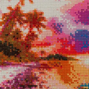 Diamantové malování Diamantové malování - 3D Pláž 30x30