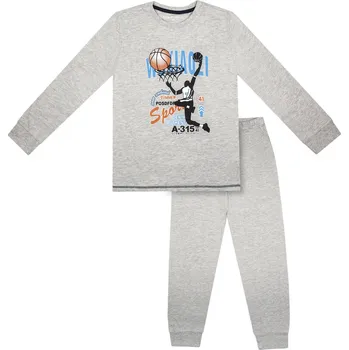 Chlapecké pyžamo Chlapecké pyžamo - Wolf S2256B, šedá Barva: Šedá, Velikost: 146