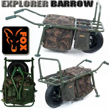 Fox Vozík Explorer Barrow + Bag Straps Camolite ZDARMA