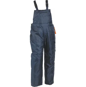 montérky CERVA Titan zimní kalhoty s laclem modré