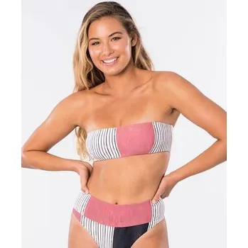 Dámské plavky Plavky Rip Curl OPEN ROAD BANDEAU Sun Rust velikost L