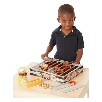 Karnevalový kostým Melissa & Doug - Dřevěný BBQ set