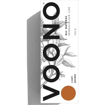 Barva na vlasy Voono Henna LIGHT BROWN (Voono Henna 100 g)