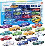 Sada barevných kovových angličáků – 16 aut