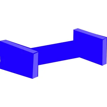 Dílenský regál Regálová distance, 200 mm