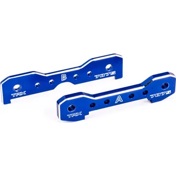 RC vybavení 1:8 Traxxas Sledge 4WD TQi: Spojka ramen přední hliníková modře eloxovaná