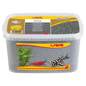 Dekorace do akvária sera Gravel Gray pr. 2 – 3 mm 6l