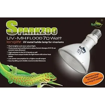 Osvětlení do terária Lampa UVB 70W HID Flood ReptiSpa PAR30 Sparkzoo