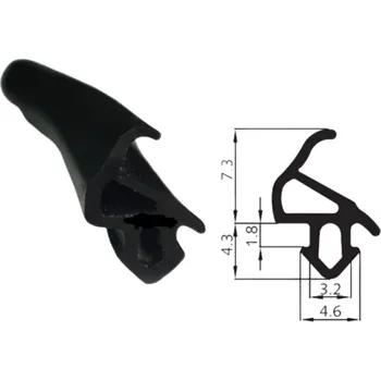 Těsnění do okna a dveří Těsnění pro profil Aluplast TS1559 - metráž