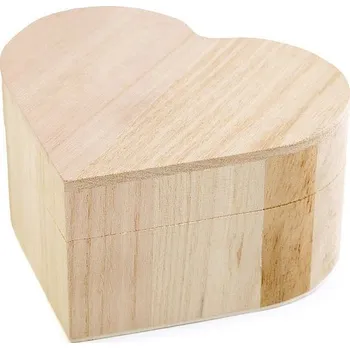 Dřevěná krabička k dozdobení