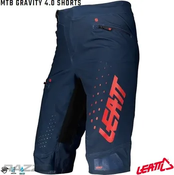 Cyklistické kalhoty Kraťasy na kolo Leatt MTB 4.0 Gravity Shorts Onyx 2022 30