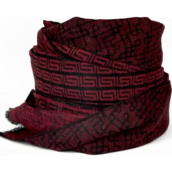 Šála Pašmínový šál v bordó barvě