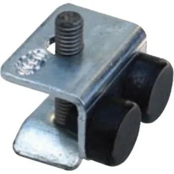 Pohon brány IBFM Doraz 343P - Mechanický doraz pro kolejnici 339P pro závěsná vrata do 90kg