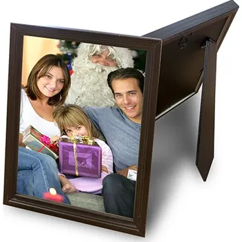 Rám na obraz Hnědý dřevěný rámeček s fotgrafií (21x30)