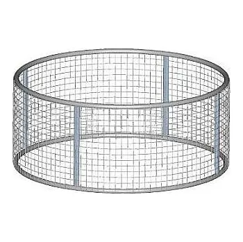 Chov hospodářského zvířete Krmelec kruhový síťový pro koně průměr 155 cm