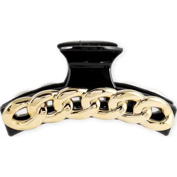 Skřipec na vlasy se zlatou ozdobou