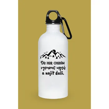 Láhev Turistická láhev Do hor chodím Varianta: 400 ml