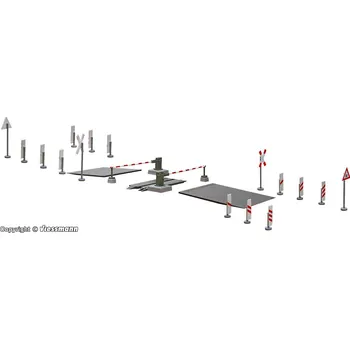 Modelová železnice VIESSMANN 5108 H0 Železniční závory EBÜT 80 s pohonem analog / DCC VI51080