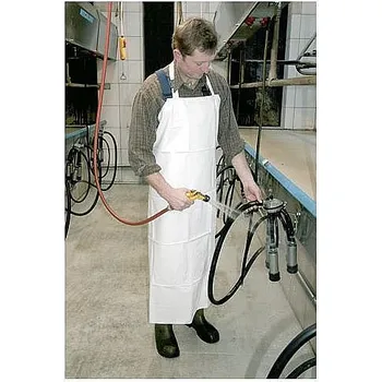 Zástěra pro dojiče omyvatelná bílá - 125 x 100 cm