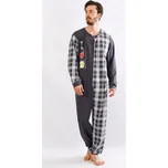 Gazzaz Pánský overal I love Beer tmavě šedý XL