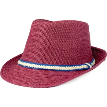 Klobouk Pánský klobouk ve švestkové barvě 17-201