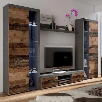 Obývací stěna Obývací stěna RUMBA XL | old wood style/matera