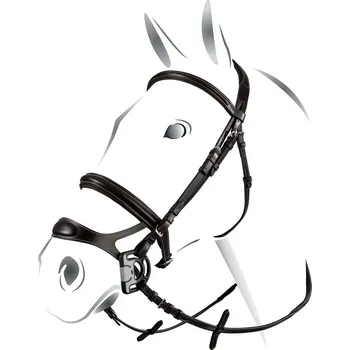 Věšák na sedlo a uzdečku EQUESTRO Uzdečka Combined Equestro, černá COB