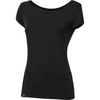 Dámské tričko Triko krátké dámské Progress ORIGINAL BAMBUS-LITE, černé Velikost: XL
