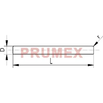 INA NRB 2x21,8-G2 jehlový váleček s rovnými čely