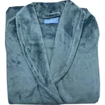 Numberoplus Pánský huňatý župan - HF509B Barva: Tyrkysová, Velikost: 2XL/3XL