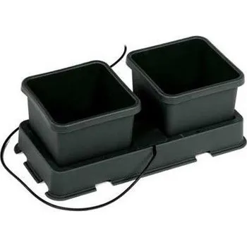 Zavlažovač Autopot Easy2Grow, 2 květináče bez nádrže (Aquavalve5) (Autopot Easy2Grow, 2 květináče bez nádrže (Aquavalve5). Obsahuje podmisku, 2 květináče, kompletní spojovací materiál. Aquavalve5.)