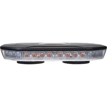 Maják Mini LED rampa, oranžová, 10-30V, ECE R65, magnet (sre2-402AMG)