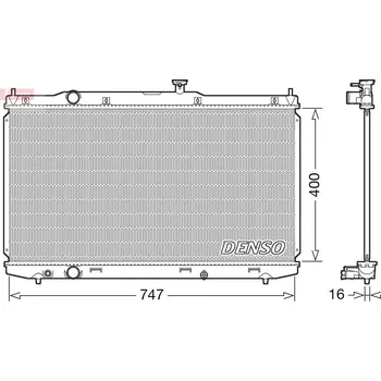 Chladič motoru Chladič, chlazení motoru DENSO DRM40039