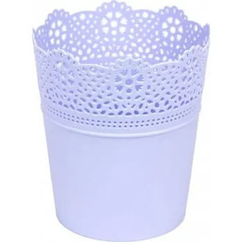 Květináč Květináč s krajkou LACE levandule 11,2 cm
