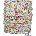 Flísový nákrčník Dráče - Yetti 15, bílá, kytičky Barva: Bílá, Velikost: uni velikost