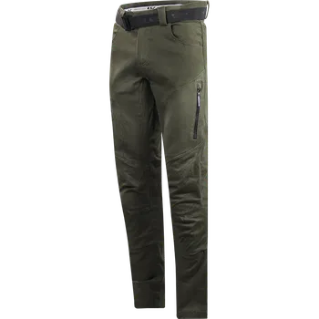 Moto kalhoty LS2 STRAIGHT MAN PANT OLIVE GREEN L