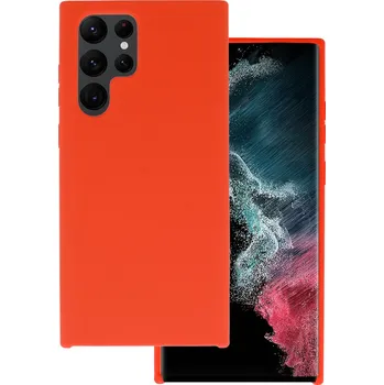 Pouzdro na mobilní telefon Vennus: Pouzdro Vennus Silicone Case Samsung Galaxy S22 Ultra, oranžová