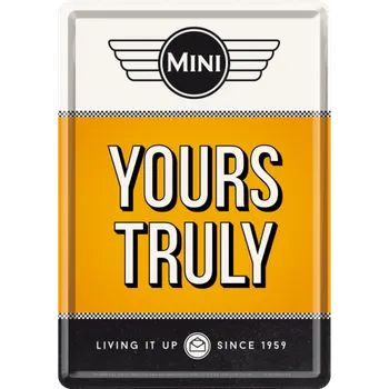 Nostalgic Art Plechová Pohlednice Mini (Yours Truly)