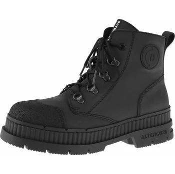 Dámské lodičky boty s klínem - Dent Vegan Nubuck Black - ALTERCORE - ALT104 - 39